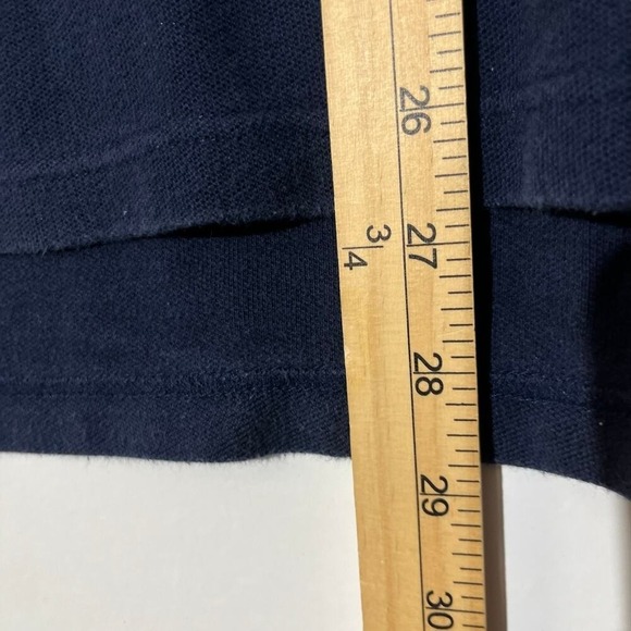 Vintage Walt Disney 100 Years Of Magic Navy Blue Short Sleeve Polo Shirt Mens L - Picture 6 of 7